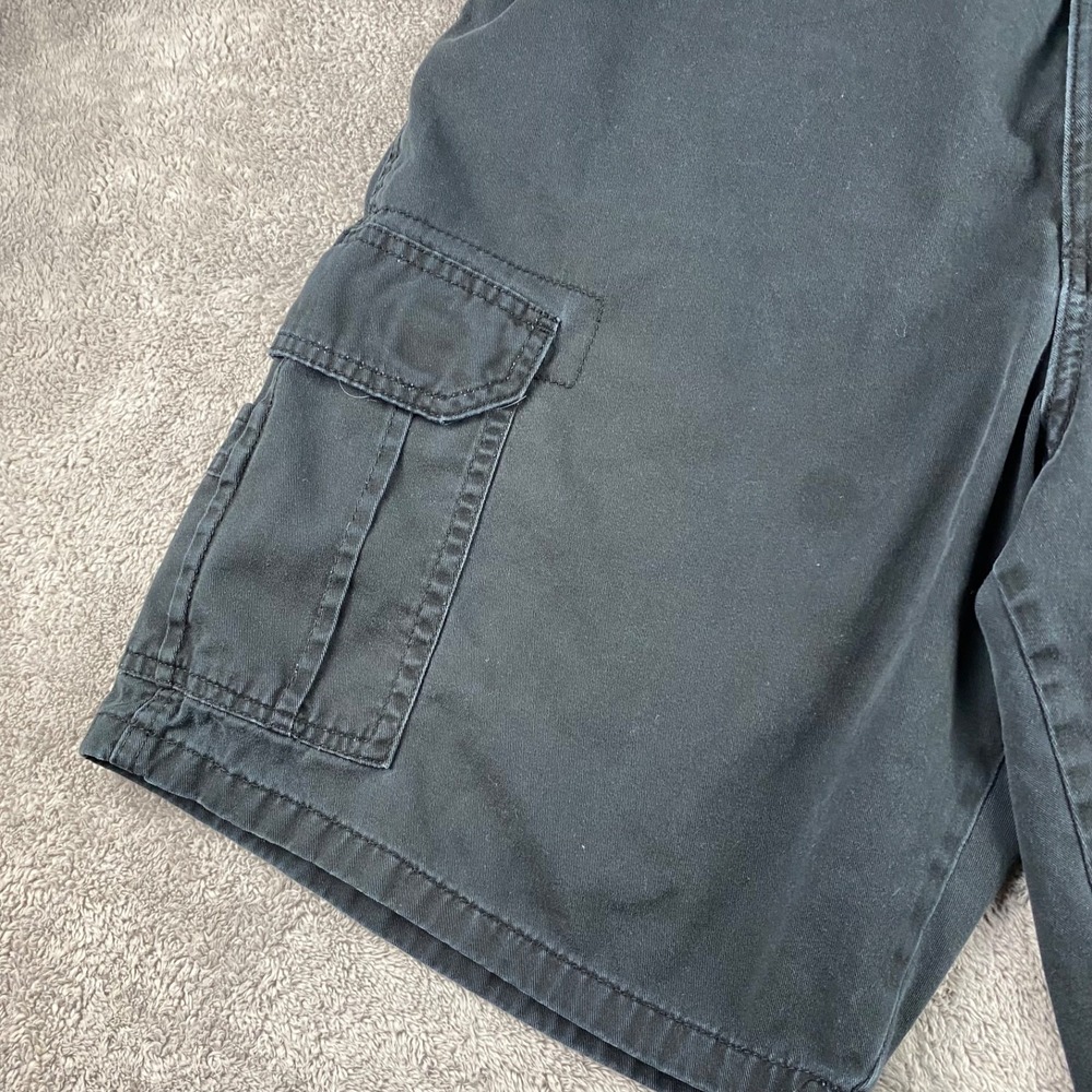 Wrangler‎ Cargo Chino Shorts Mens 35 Gray - Picture 3 of 14